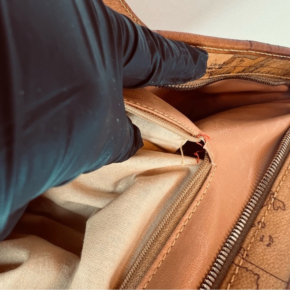 Auth Alviero Martini Geo Collection 1A Classe Travel Tote Vintage Large Bag - Picture 15 of 17